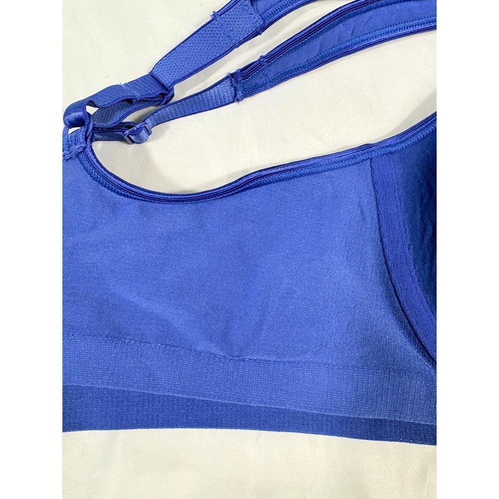 Bali Med. Bra 3388 Underwire Lined Embroidered Floral Light Padding Summer Blue - Picture 10 of 13